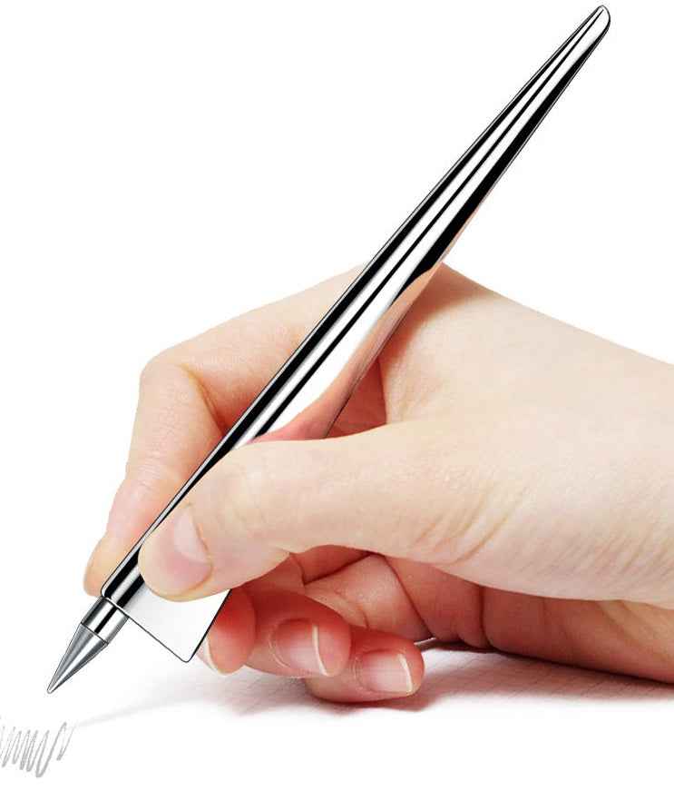 GNASEET Sailing Ship Eternal Forever Pen Polished Silver