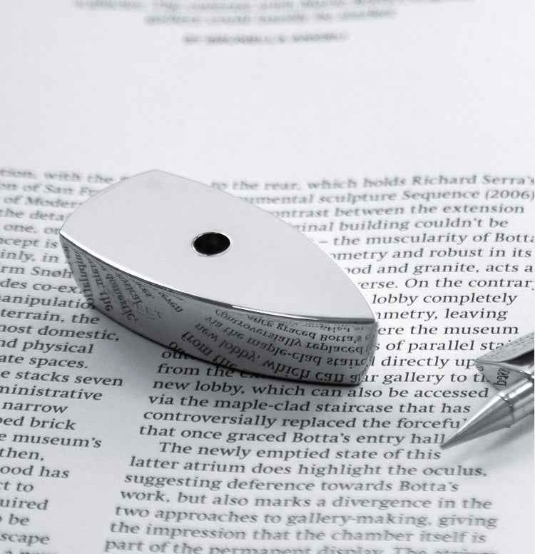 GNASEET Sailing Ship Eternal Forever Pen Polished Silver