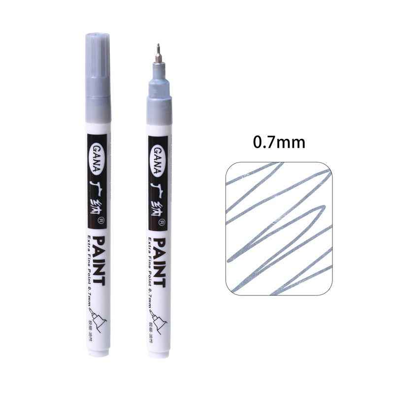 Guangna Paint Marker Extra Fine (0.7mm) WHITE GOLD SILVER BLACK