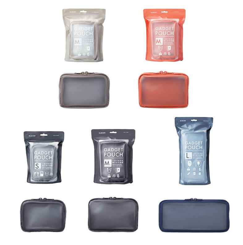 Transparent Makeup & Digital Organizer Bag – Travel Gadget Pouch