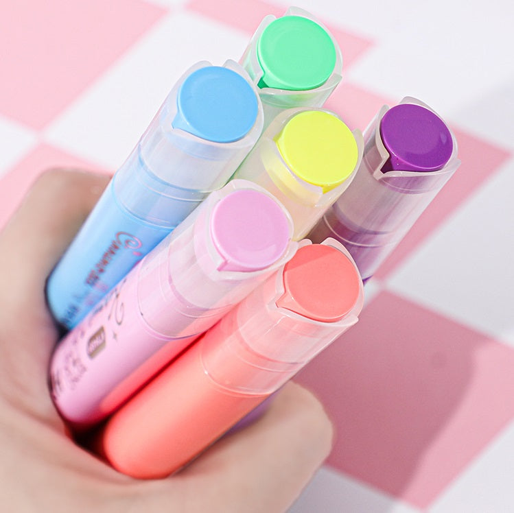 Guangbo Sanrio Kuromi & Pompompurin 6-Color Highlighters