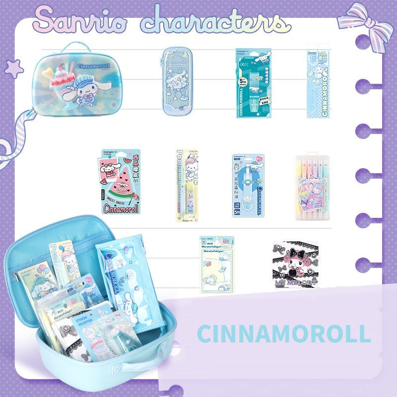 Guangbo Sanrio Kuromi & Cinnamoroll Kids Stationery Gift Box Set CINNAMOROLL