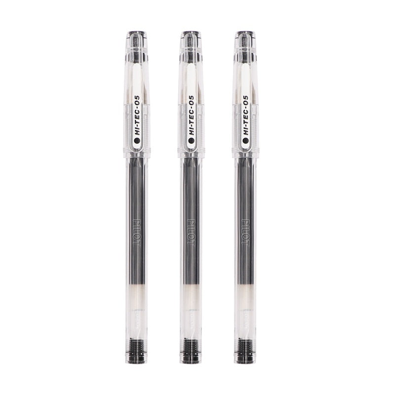 Pilot HI-TEC-C Gel Ink Pen 3 Pack 0.3MM/0.4MM/0.5MM 3 Black
