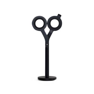 HMM Scissors with Base Black/Gold for Office Black
