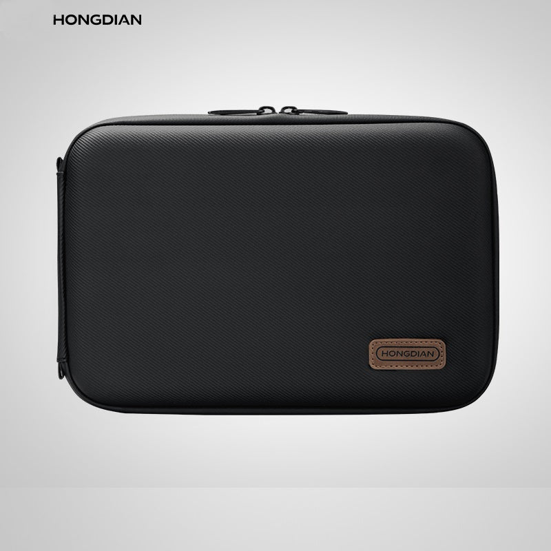 HONGDIAN 20-Slot Fountain Pen Case Waterproof Large Capacity Pouch Black