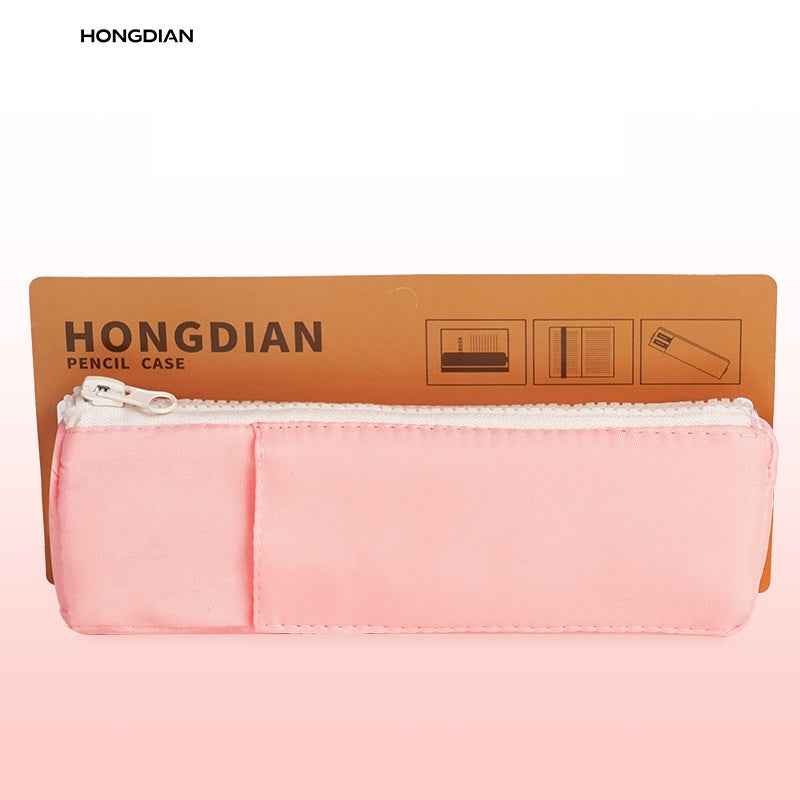 HONGDIAN Pencil Case for Notebook with Adjustable Elastic Band Green
