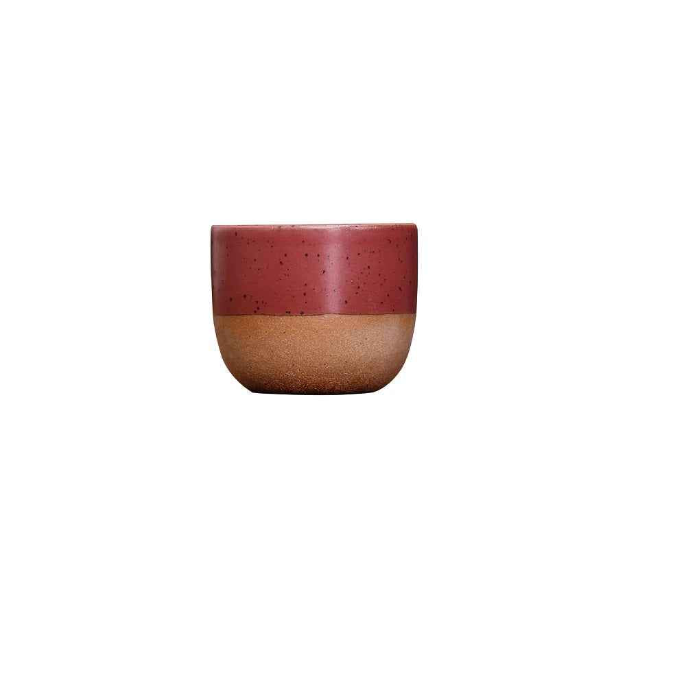 Ceramic Espresso Coffee Demitasse Cup 160ml Red