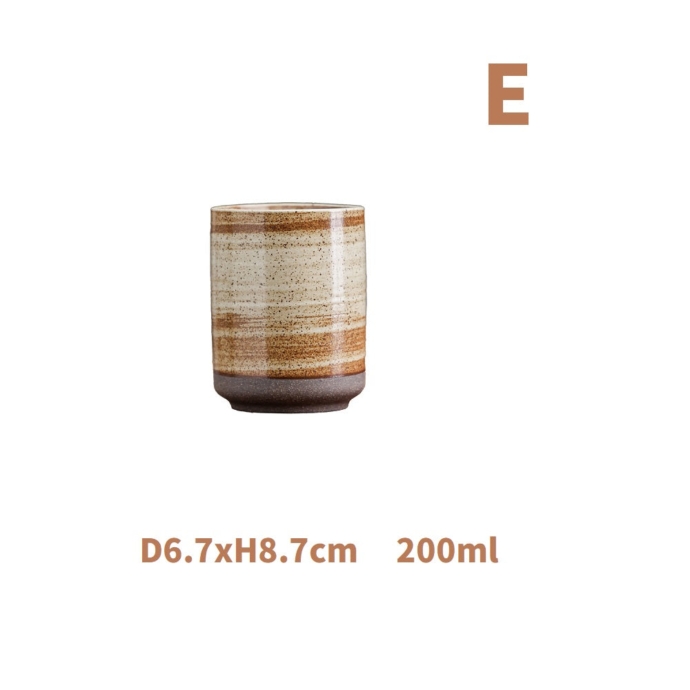 Ceramic Tea and Latte Coffee Cup,Maroon Color E 200ml