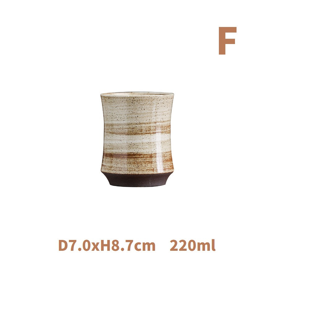 Ceramic Tea and Latte Coffee Cup,Maroon Color F 220ml