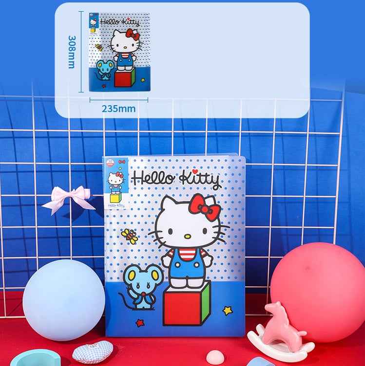Sanrio Hello Kitty A4 Display Book 30 Pockets Set of 2 – Red & Blue
