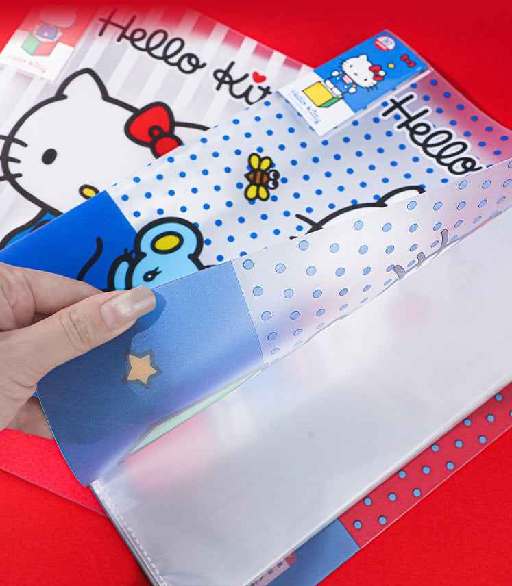 Sanrio Hello Kitty A4 Display Book 30 Pockets Set of 2 – Red & Blue
