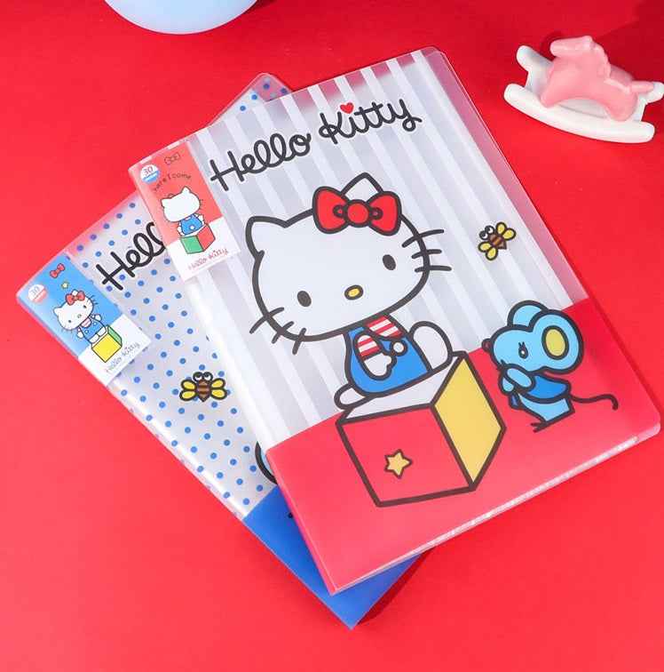 Sanrio Hello Kitty A4 Display Book 30 Pockets Set of 2 – Red & Blue