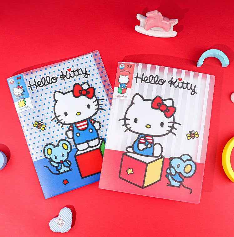 Sanrio Hello Kitty A4 Display Book 30 Pockets Set of 2 – Red & Blue