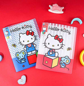 Sanrio Hello Kitty A4 Display Book 30 Pockets Set of 2 – Red & Blue