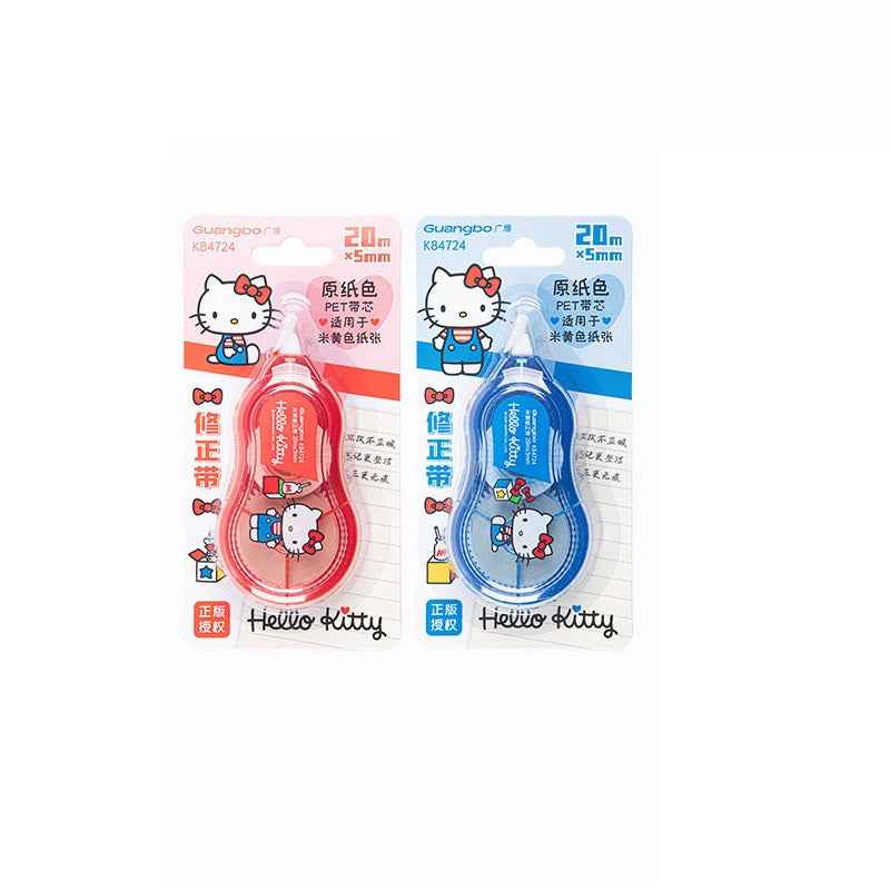 Sanrio Hello Kitty Correction Tape 20m x 5mm Set of 2 – Red & Blue C