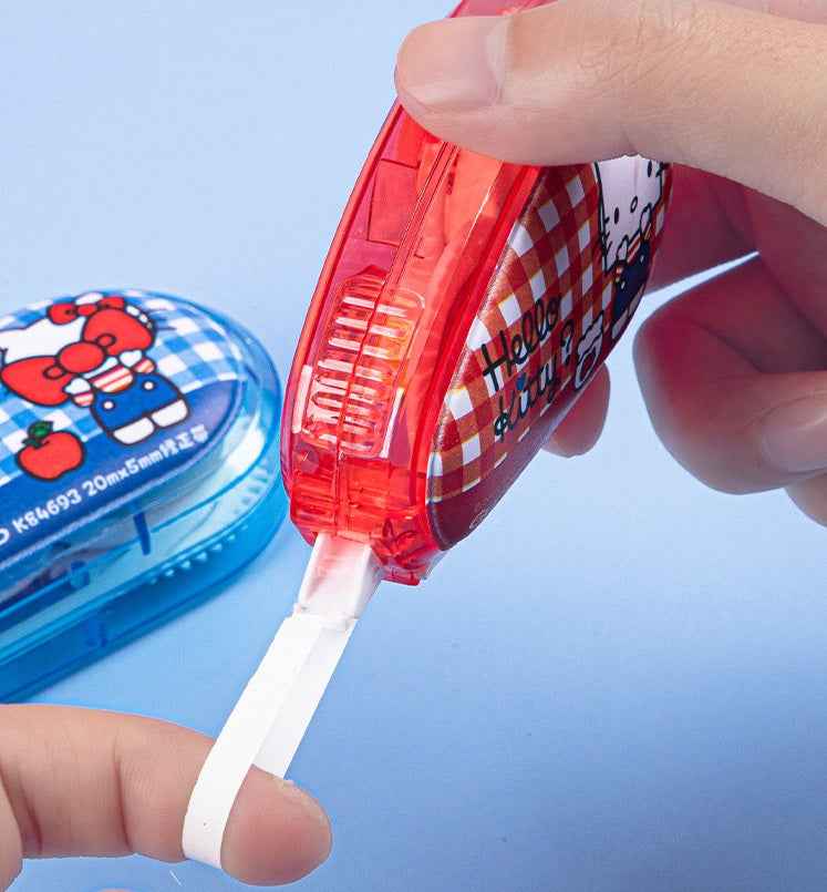 Sanrio Hello Kitty Correction Tape 20m x 5mm Set of 2 – Red & Blue