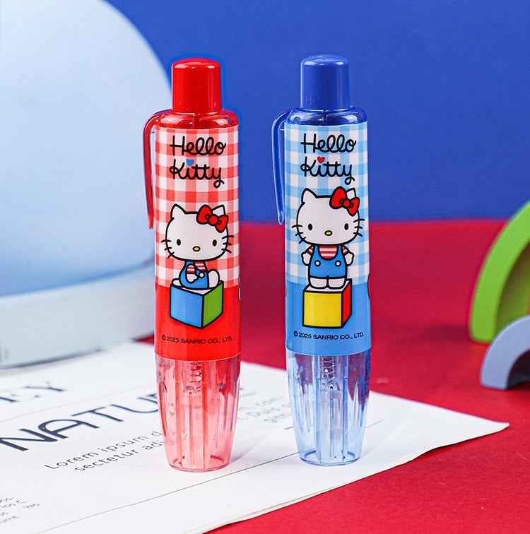 Sanrio Hello Kitty Glue Pen Set of 2 – Red & Blue Dot Adhesive