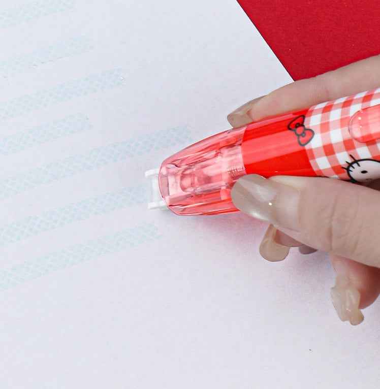Sanrio Hello Kitty Glue Pen Set of 2 – Red & Blue Dot Adhesive