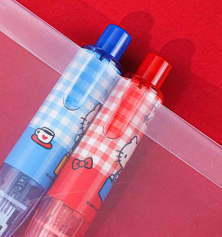 Sanrio Hello Kitty Glue Pen Set of 2 – Red & Blue Dot Adhesive