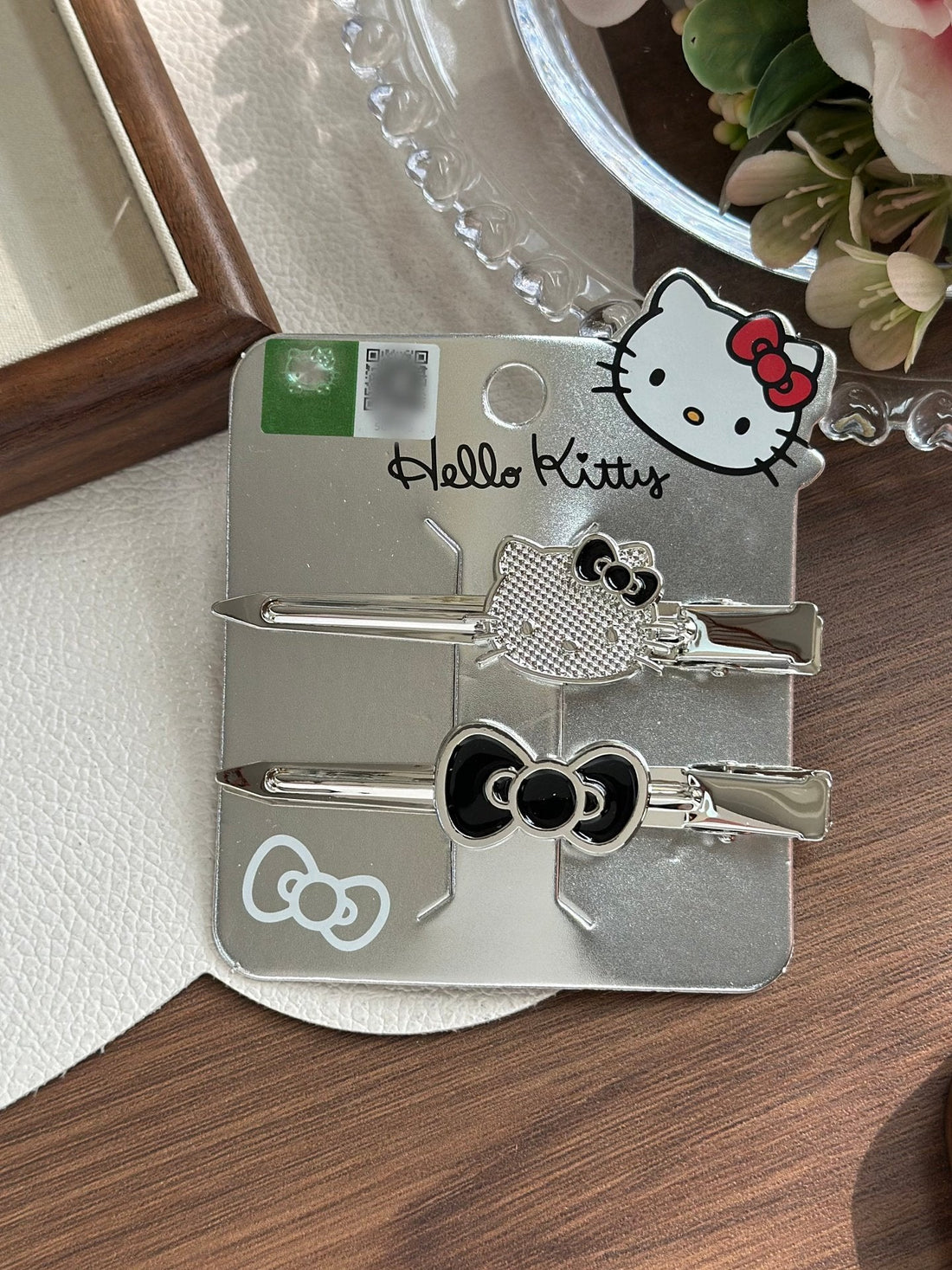 Sanrio Hello Kitty Bang Hair Bar Clips for Girls 2 Pack A