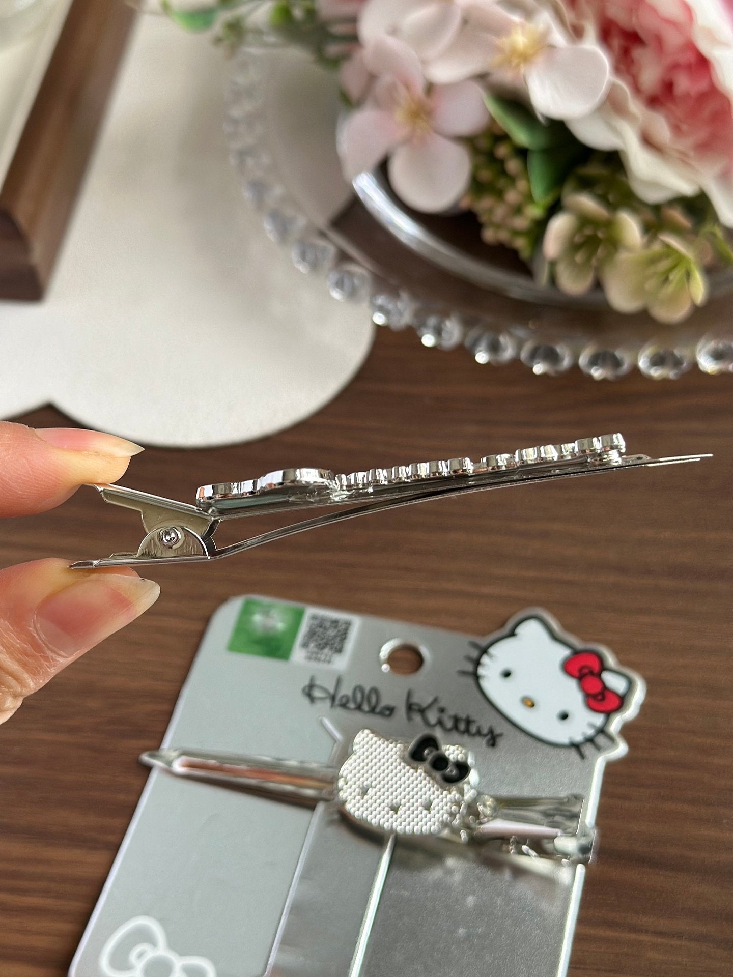 Sanrio Hello Kitty Bang Hair Bar Clips for Girls 2 Pack