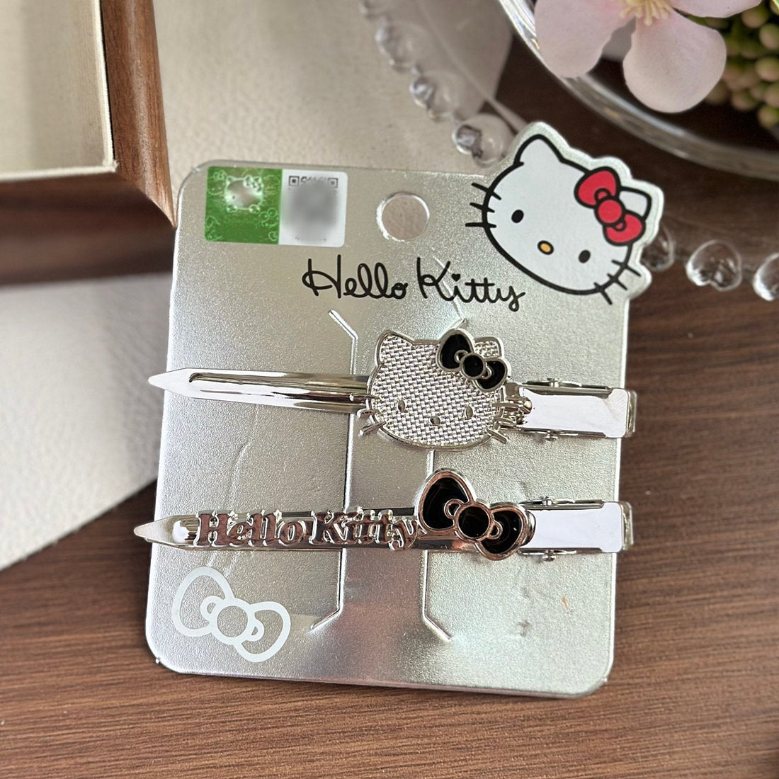 Sanrio Hello Kitty Bang Hair Bar Clips for Girls 2 Pack A