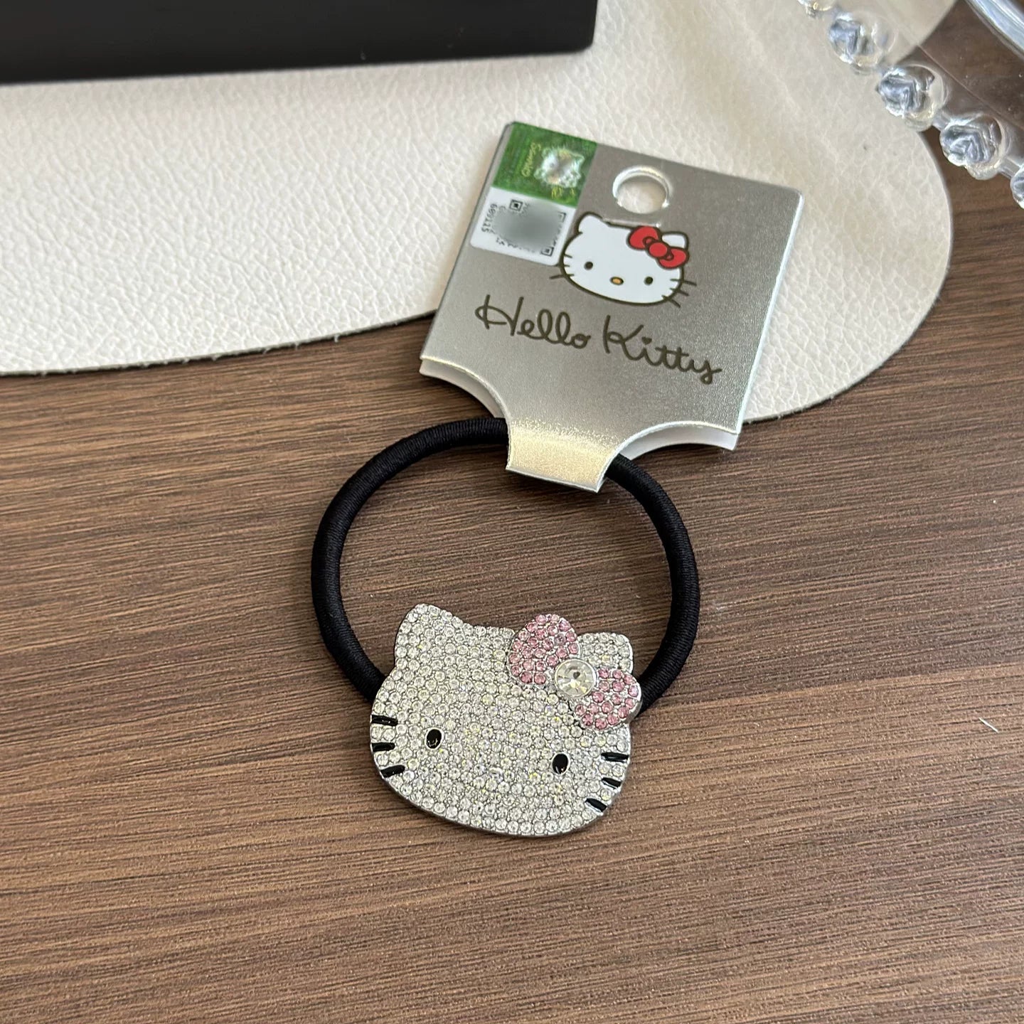 Sanrio Hello Kitty Rhinestone Hair Ties 2 Pack