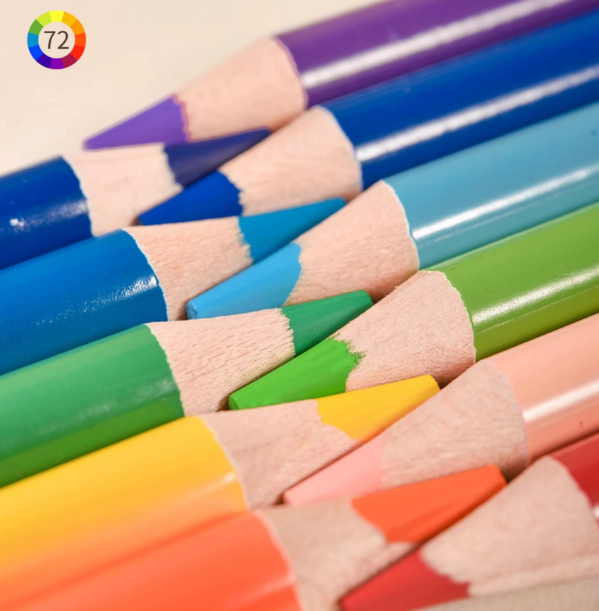 Hongdian 72 Oil-Based Colored Pencils Set