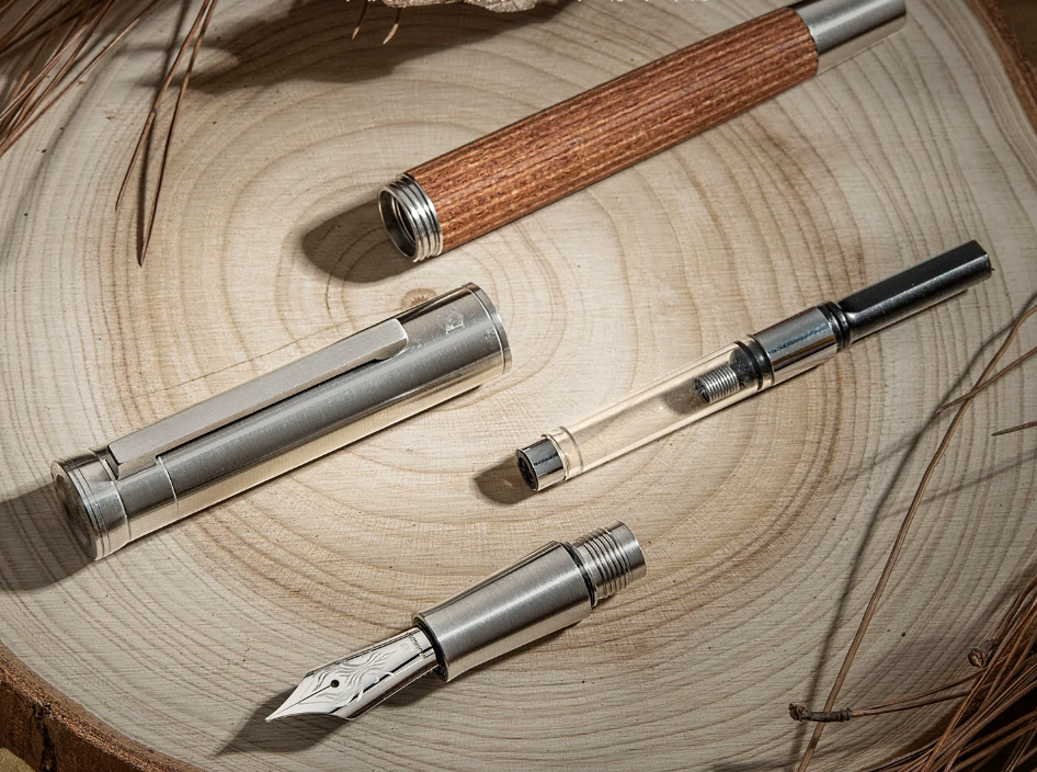 Hongdian Fountain Pen Bubinga Wood