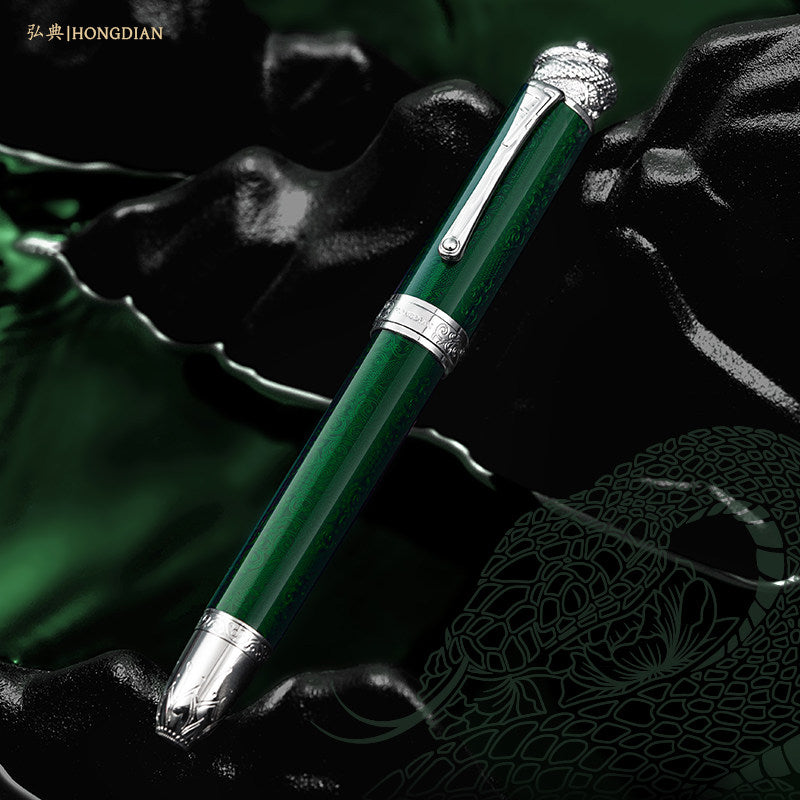 Hongdian N25 Fountain Pen Year of the Snake Green