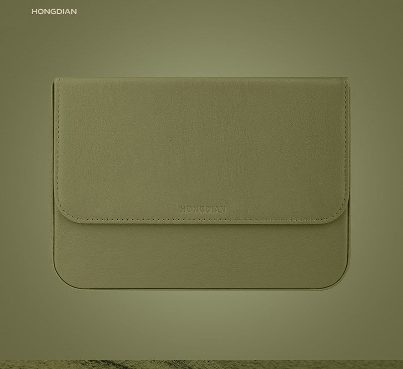 Hongdian PU Leather Fountain Pen Case 12 Slots Green
