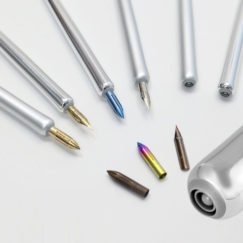 IdeaPlus Aluminum Straight Dip Pen – Precision Inking Pen for Illustration, Comic Art & Watercolor Lettering