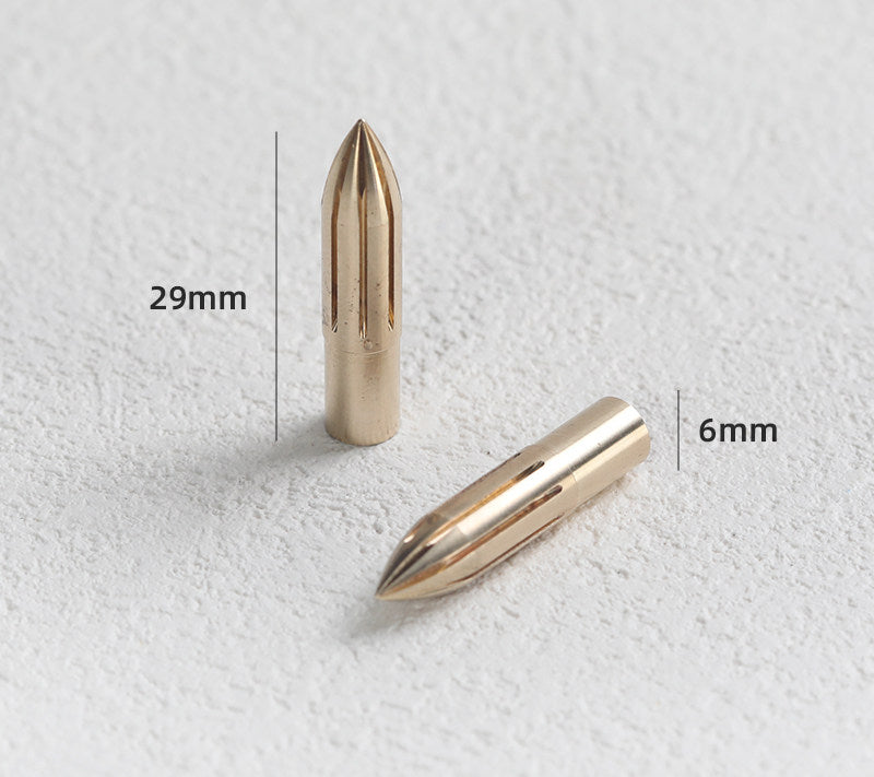 IdeaPlus Dip Pen Brass Nib – 29mm Calligraphy & Illustration Nib, 6mm Diameter