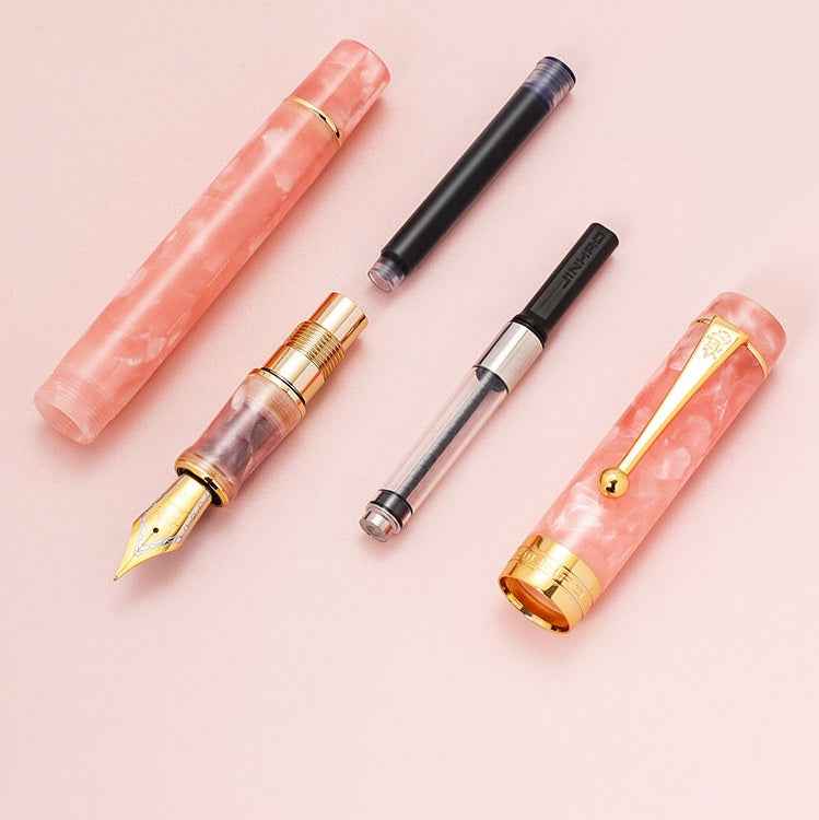 Jinhao Century 100 Fountain Pen – 18K Gold Plated Two-Tone Nib