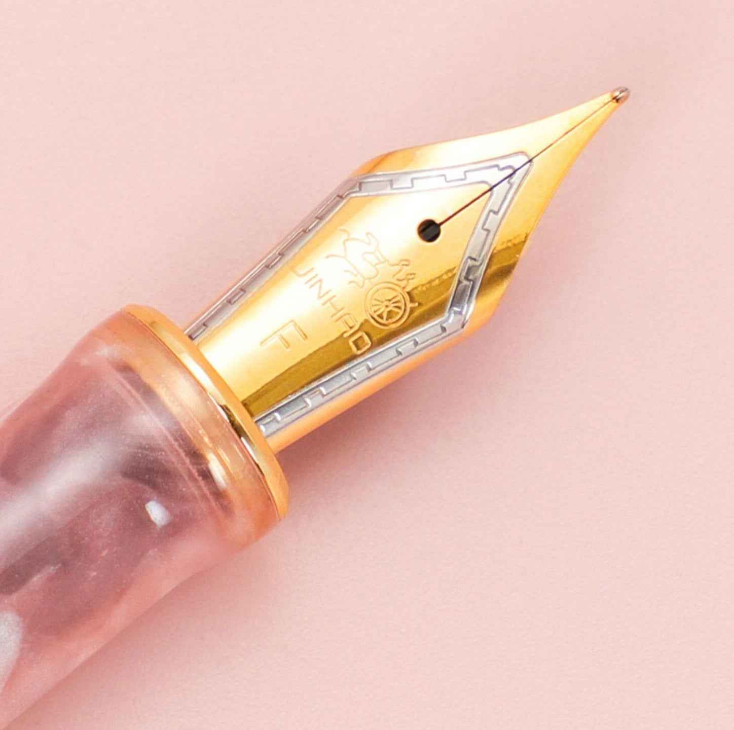 Jinhao Century 100 Fountain Pen – 18K Gold Plated Two-Tone Nib
