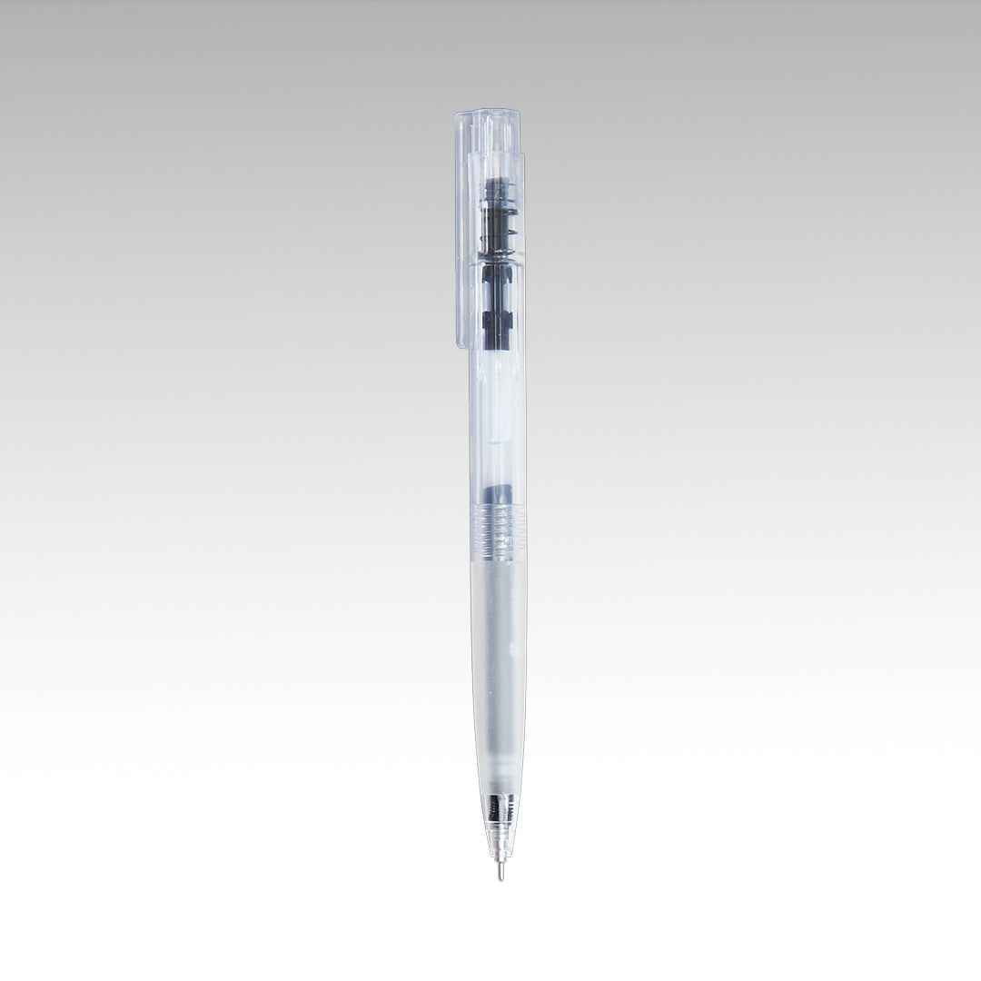 KACO K7 Transparent Gel Pen 6 Pack 4 Black + 2 Blue Black
