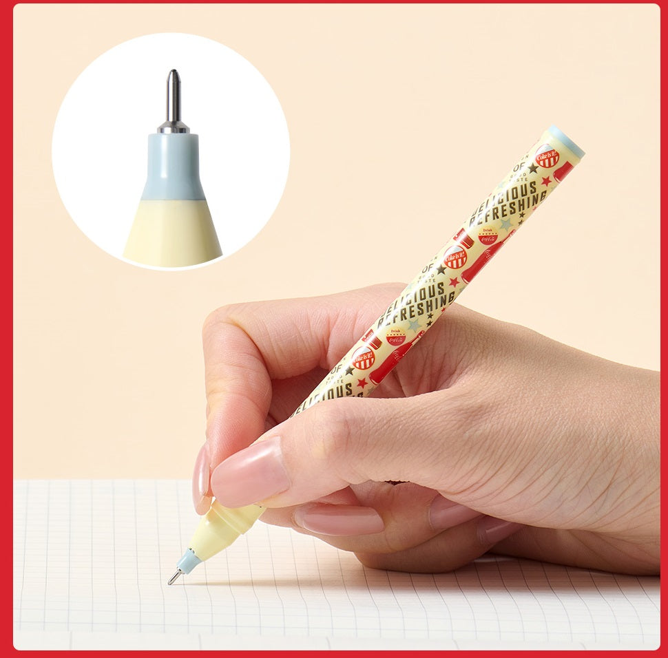 KACO Jumbo Coca Cola Gel Pen,0.5mm,Black Ink,2 Pack