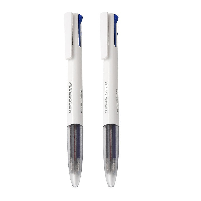 KACO Easy 4 Color Gel Ink Multi Pen 0.5MM,2 Pack