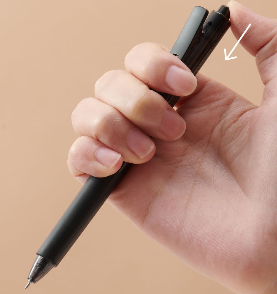 KACO K9 Transparent Gel Pen 0.5mm Black Ink 5/10Pack