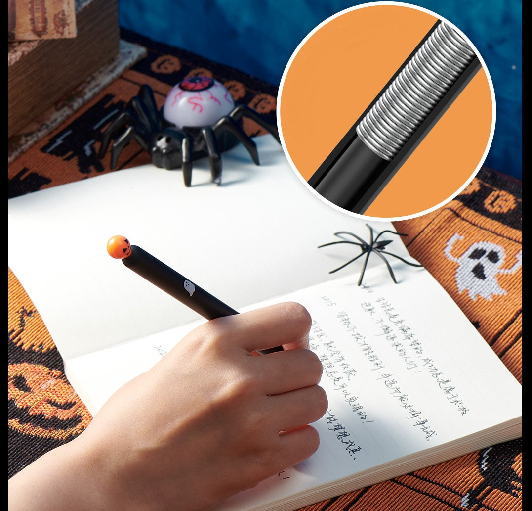KACO POPUP Halloween Gel Ink Pen,0.5mm,Black Ink,3 Pack