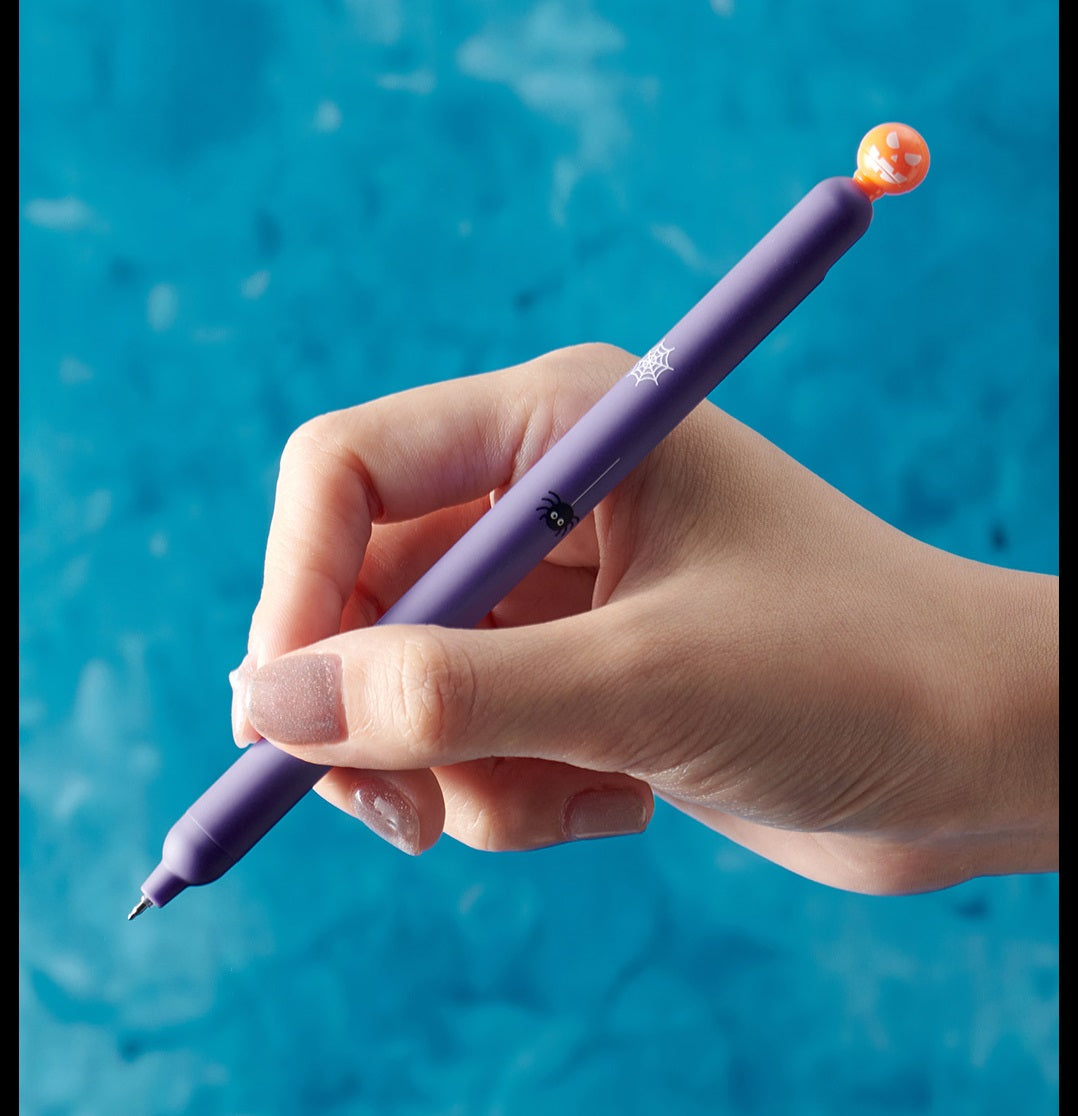 KACO POPUP Halloween Gel Ink Pen,0.5mm,Black Ink,3 Pack