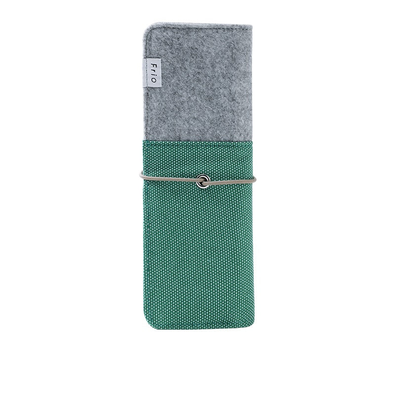 KING JIM Japan Frio Stand Roll Pen Case Holder Green