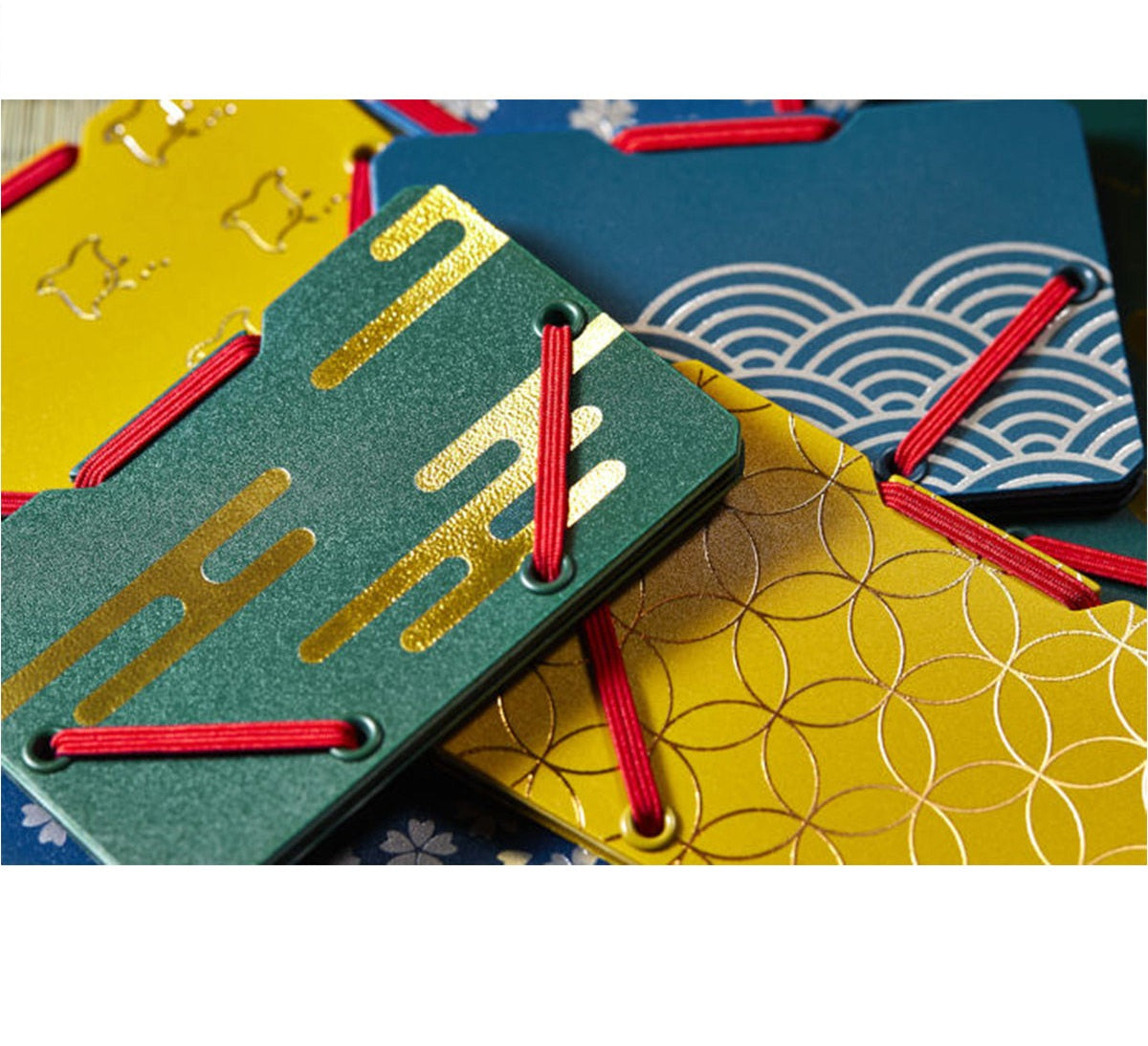 KING JIM SAND IT Business Card Holder, Limited Edition, 6 Japanese Motifs