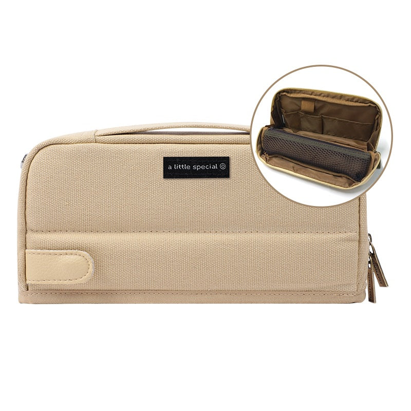 KOKUYO A Little Special Pencil Case Pouch Light Brown