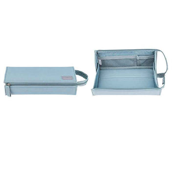 KOKUYO Campus Large Capacity Pen Case – Horizontal Opening Blue