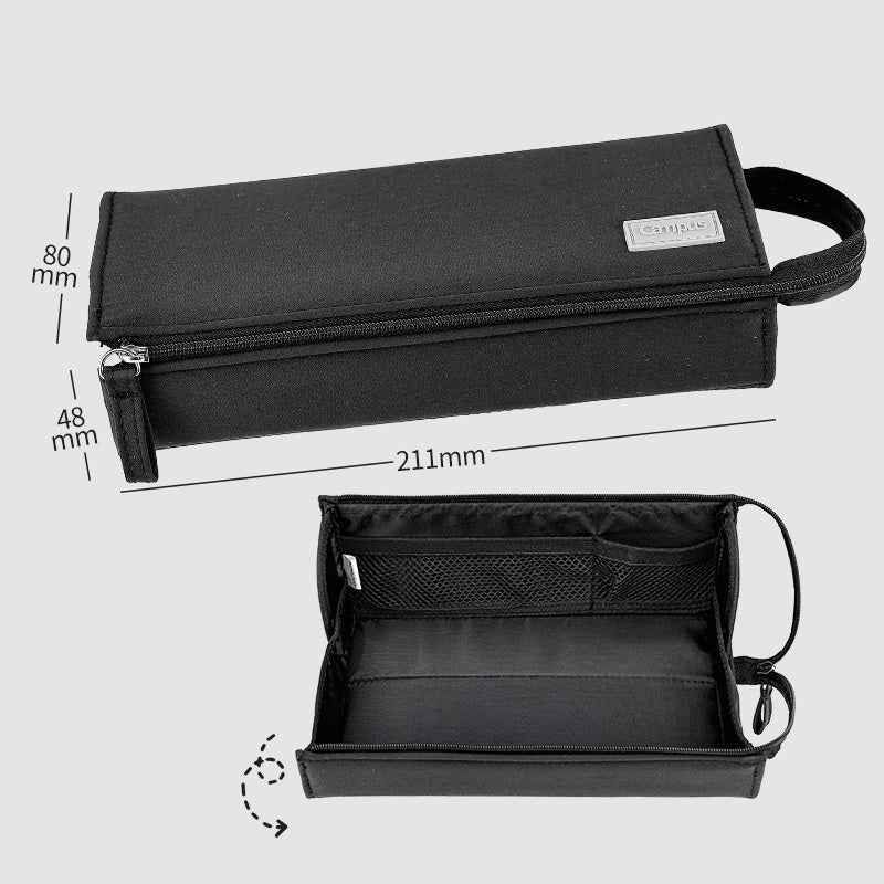 KOKUYO Campus Large Capacity Pen Case – Horizontal Opening Blue