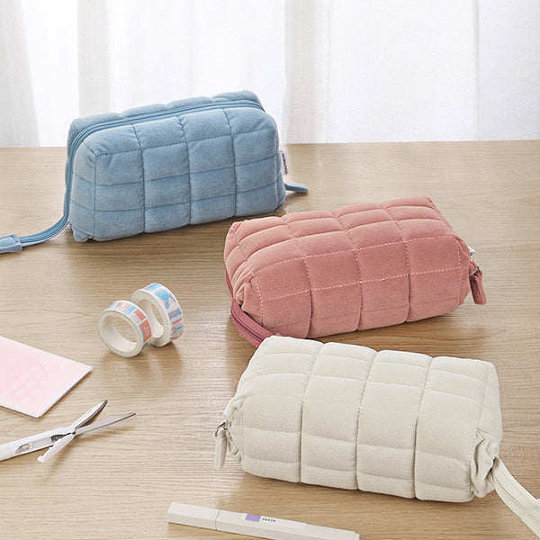 KOKUYO NEMU NEMU Soft Pillow Pencil Case Blue