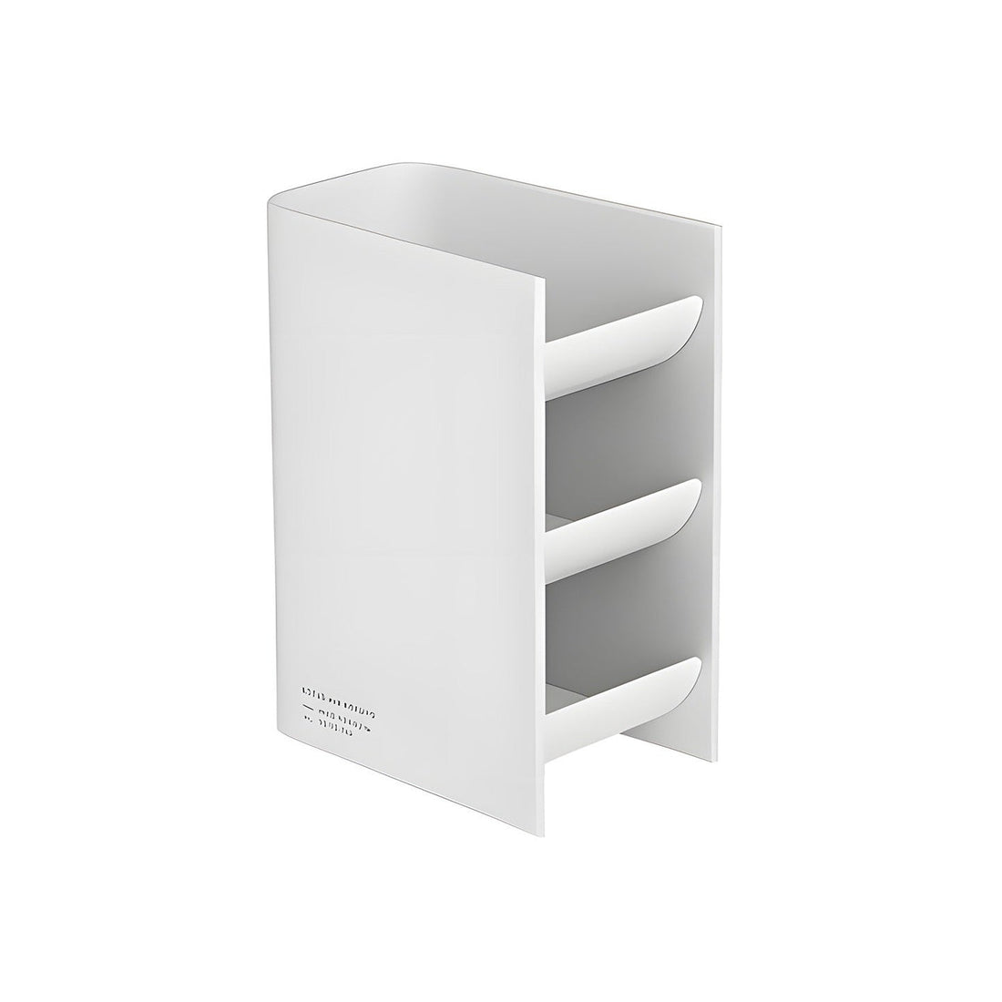 KOKUYO 3-Tier Angled Pen Holder, 70 × 110 × 150 mm White