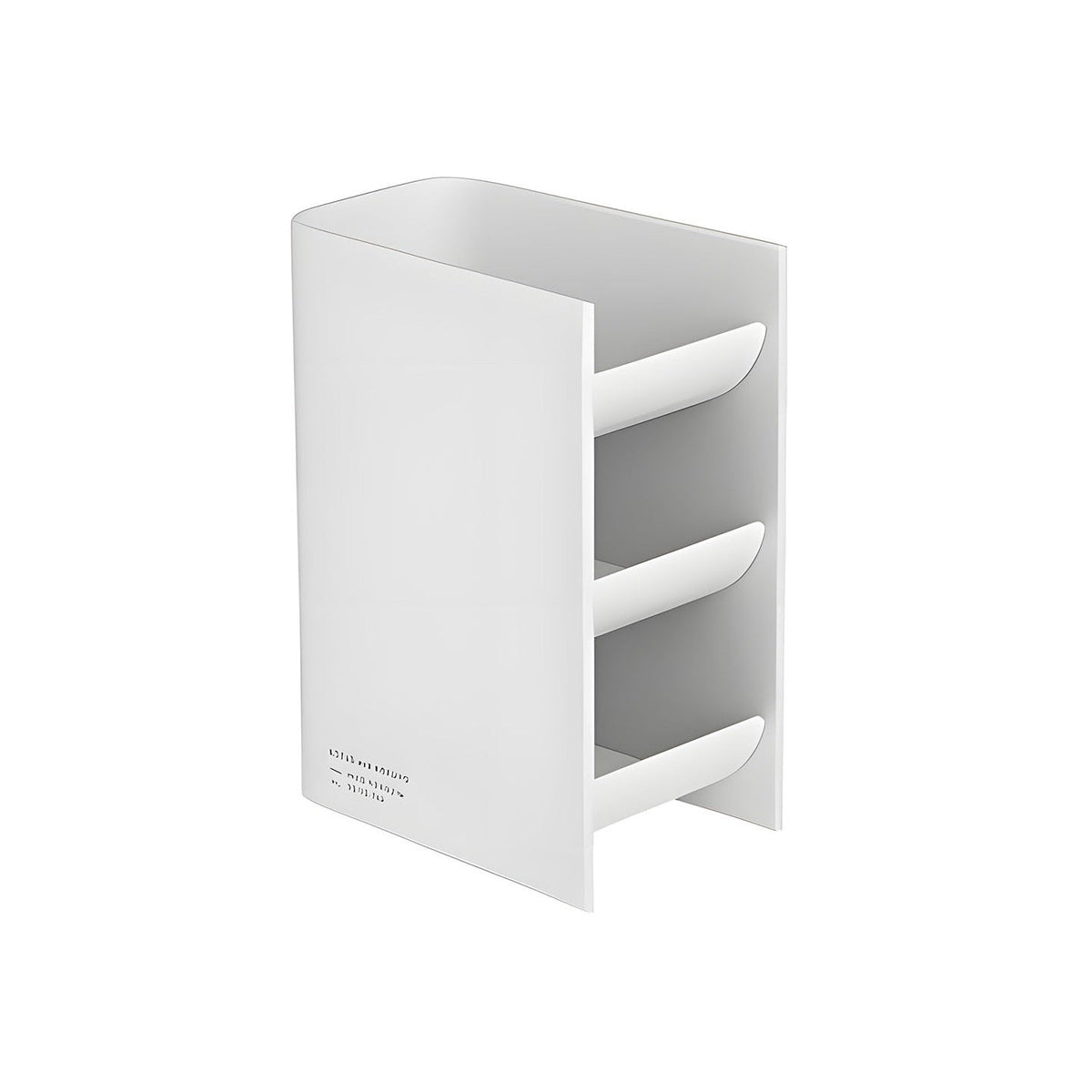 KOKUYO 3-Tier Angled Pen Holder, 70 × 110 × 150 mm White