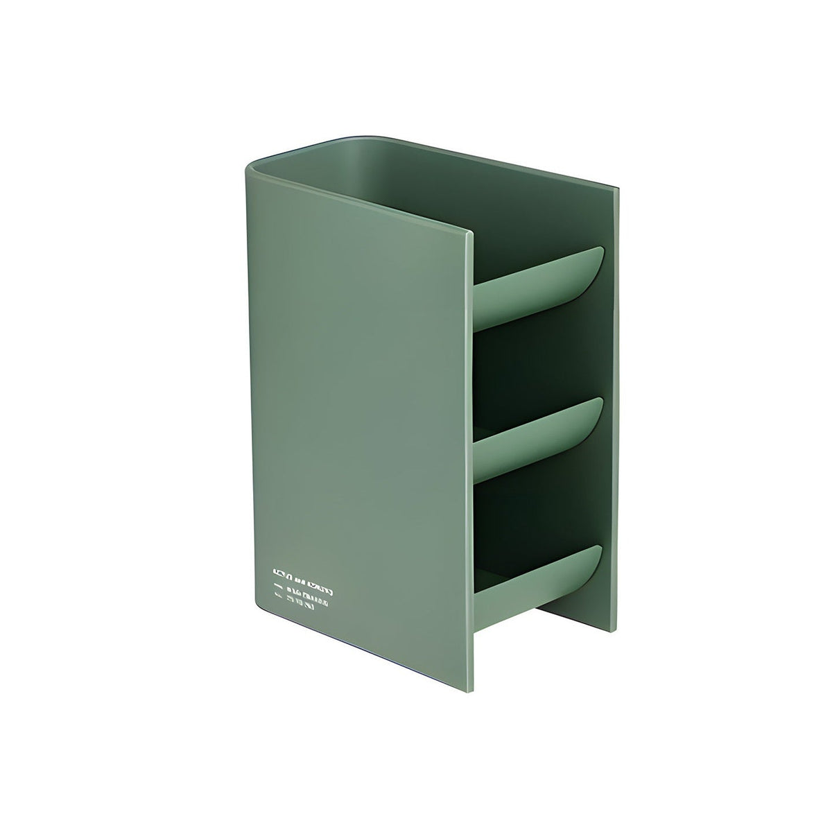 KOKUYO 3-Tier Angled Pen Holder, 70 × 110 × 150 mm Green